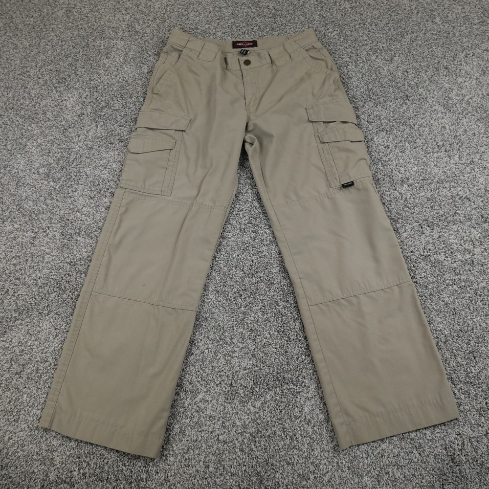 Tru Spec Pants‎ Womens 6 Beige Khaki Tan Cargo Canvas Ripstop Workwear Stretch